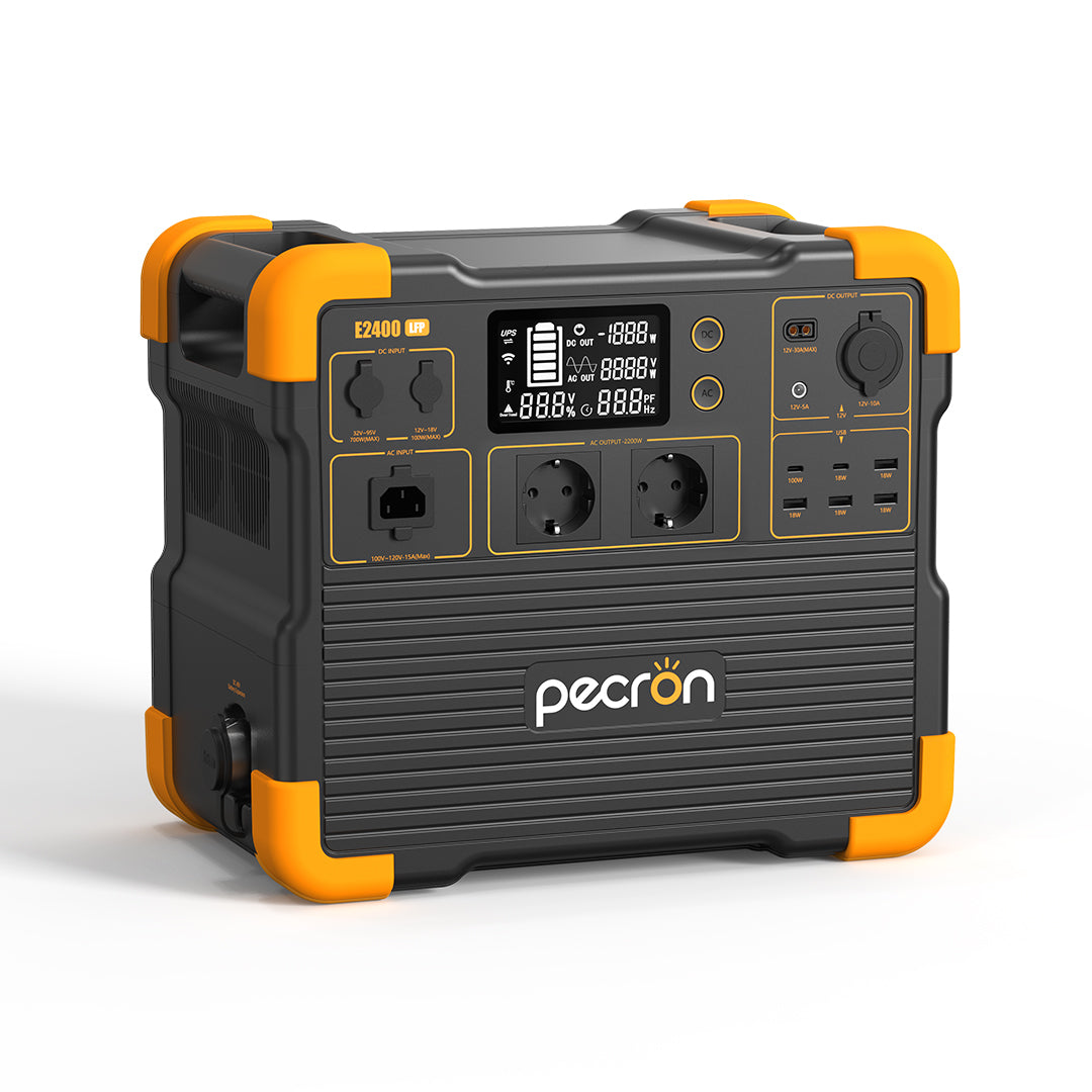 PECRON E2400LFP Expandable Portable Power Station 2400W 2048Wh