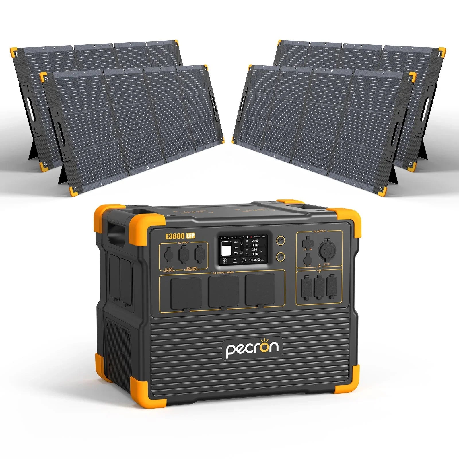 E3600LFP+200W solar panel *4