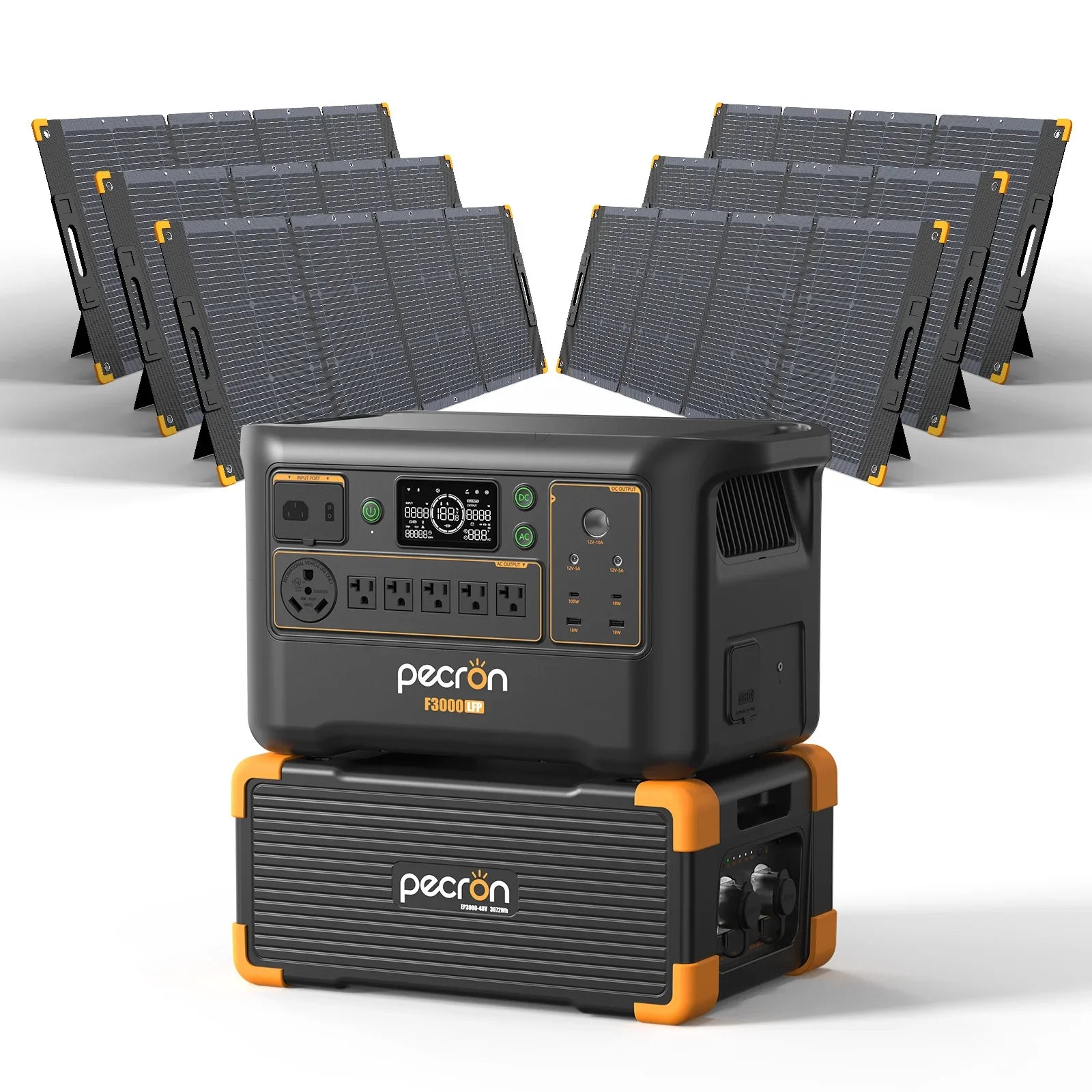 F3000LFP+200W solar Panel*6+EP3000-48V*1
