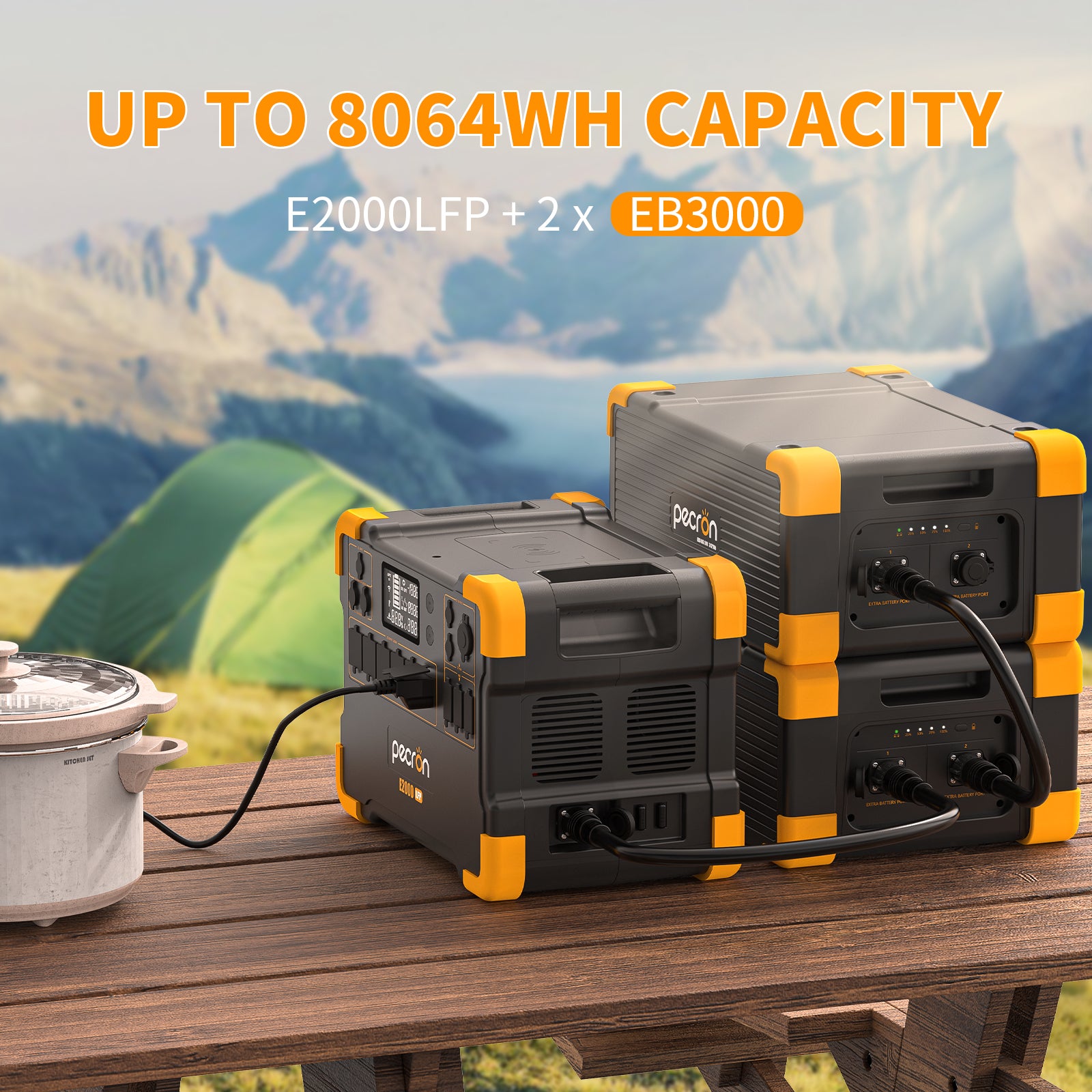 PECRON EB3000 Expansion Battery 3072Wh